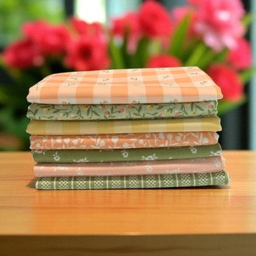 Flower Girl ~ Hand-Chosen Fat Quarter Bundle 7 pcs