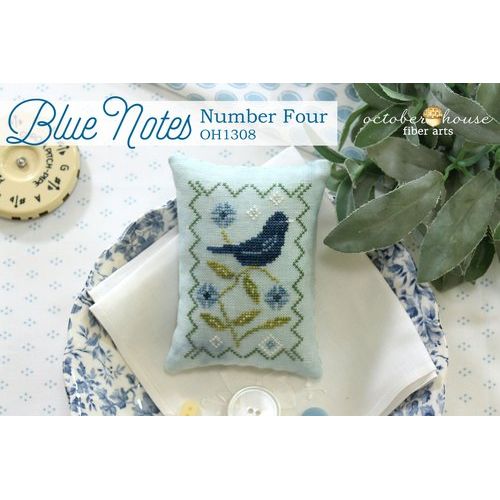 October House Fiber Arts  | Blue Notes - Number 4
