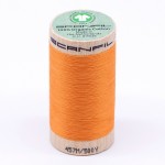 Scanfil Organic Cotton Thread 50wt Solid 500yd Blazing Orange 4804