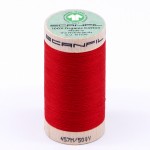 Scanfil Organic Cotton Thread 50wt Solid 500yd High Risk Red 4805