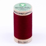 Scanfil Organic Cotton Thread 50wt Solid 500yd Crimson 4806