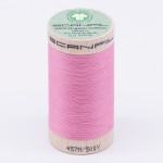 Scanfil Organic Cotton Thread 50wt Solid 500yd Candy Pink 4809