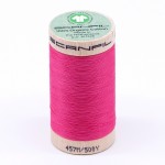 Scanfil Organic Cotton Thread 50wt Solid 500yd Pink Lemonade 4810