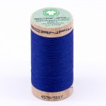 Scanfil Organic Cotton Thread 50wt Solid 500yd Nautical Blue 4817