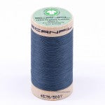 Scanfil Organic Cotton Thread 50wt Solid 500yd Aegean Blue 4819