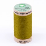 Scanfil Organic Cotton Thread 50wt Solid 500yd Green Envy 4823