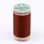 Scanfil Organic Cotton Thread 50wt Solid 500yd Baked Clay 4828