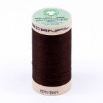 Scanfil Organic Cotton Thread 50wt Solid 500yd Cocoa Brown 4829