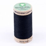 Scanfil Organic Cotton Thread 50wt Solid 500yd Vulcanic Ash 4833