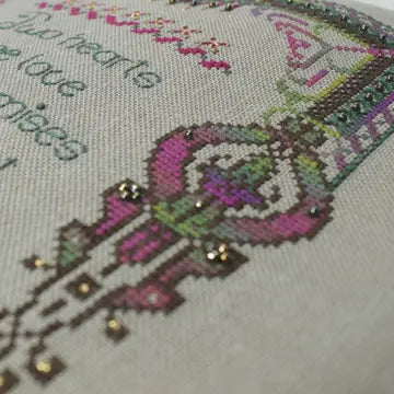 The Wishing Thorn | Arabesque Wedding Sampler Pattern