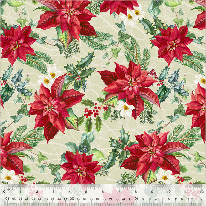 Holiday Splendor ~ Crimson Blooms ~ 54063-4