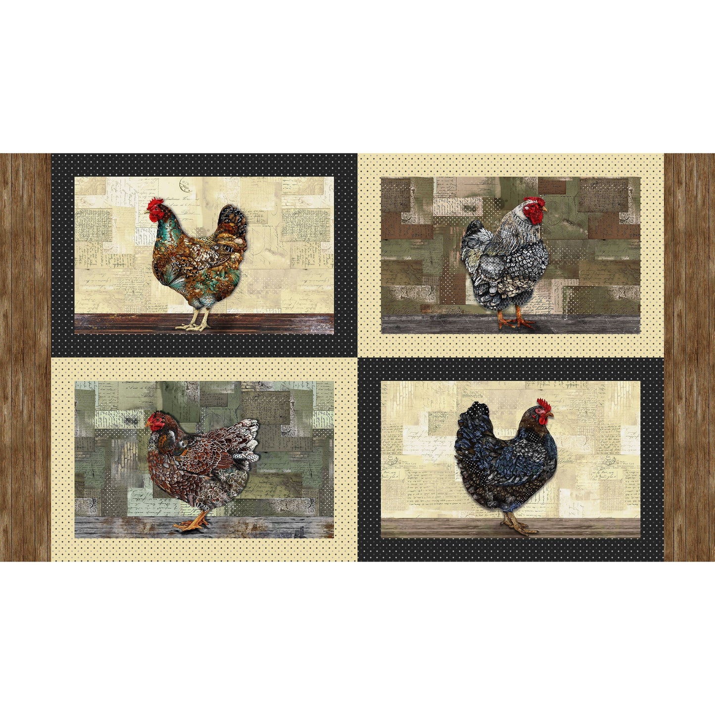 Boho Chick ~ Homestead Panel ~ 54560DP-1 Brown