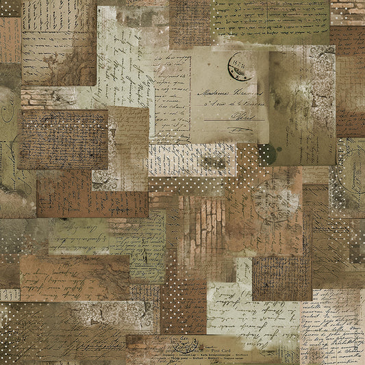 Boho Chick ~ Ephemera ~ 54564-1 Brown
