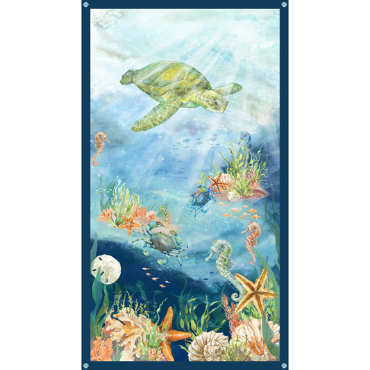Oean Life ~ Dive Panel ~ 54985DP-1 Aqua