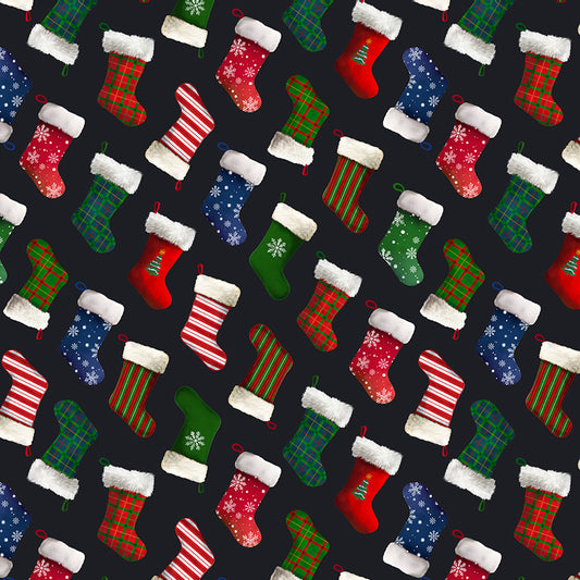 Winter Wonder ~ Holiday Stockings ~ 55165D-3 Night