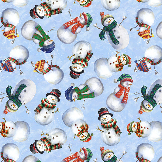 Winter Wonder ~ Snow Guys & Gals ~ 55168D-2 Icy Blue