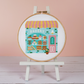 Piece of Cake Bakery - Cross Stitch Kit: Standard kit with 14 count aida (no hoop)