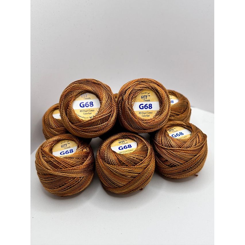 Old Tattered Flag Pearl 8 ~ Brown Sugar