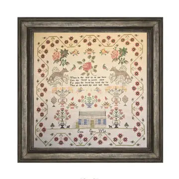 The Wishing Thorn | Selina Ellis Sampler 1860s