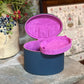 Winterbury Indigo Small Leather Needlework Case