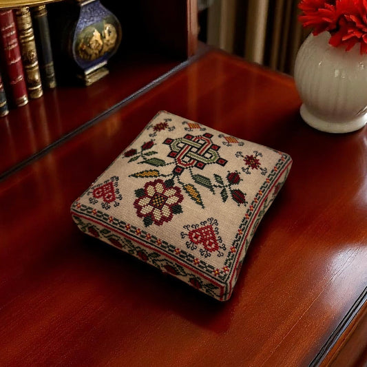 Heart's Ease Examplar Workes | A Scottish Friendship Pincushion