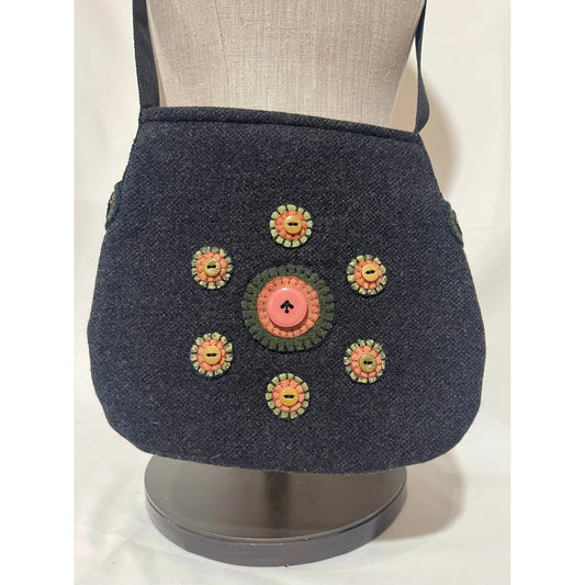Paxe's Designs | Handmade Wool Purse ~ Pink Pennys