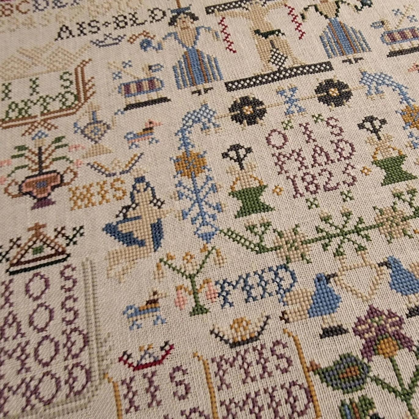The Wishing Thorn | Ane Margrete Olsdatter 1810 Sampler