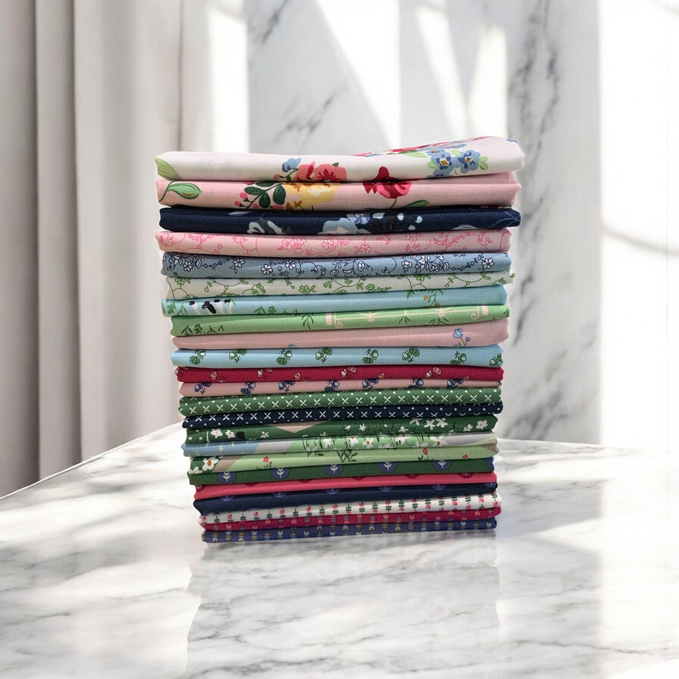 Tulip Cottage ~ Fat Quarter Bundle FQ-14260-23