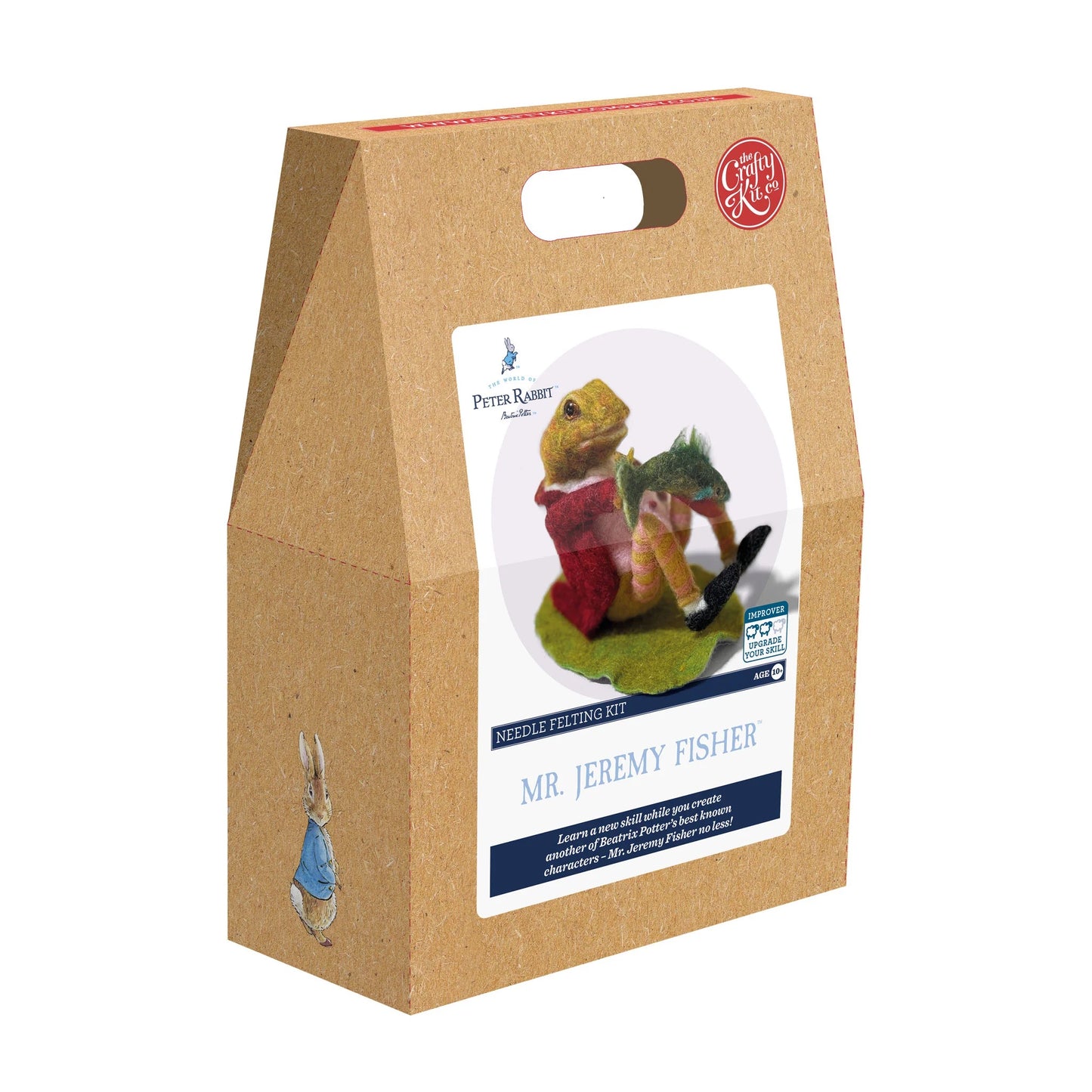 The Crafty Kit Company | Beatrix Potter - Jeremy Fisher Needle Felting Kit