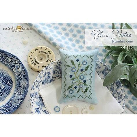 October House Fiber Arts  | Blue Notes - Number 6