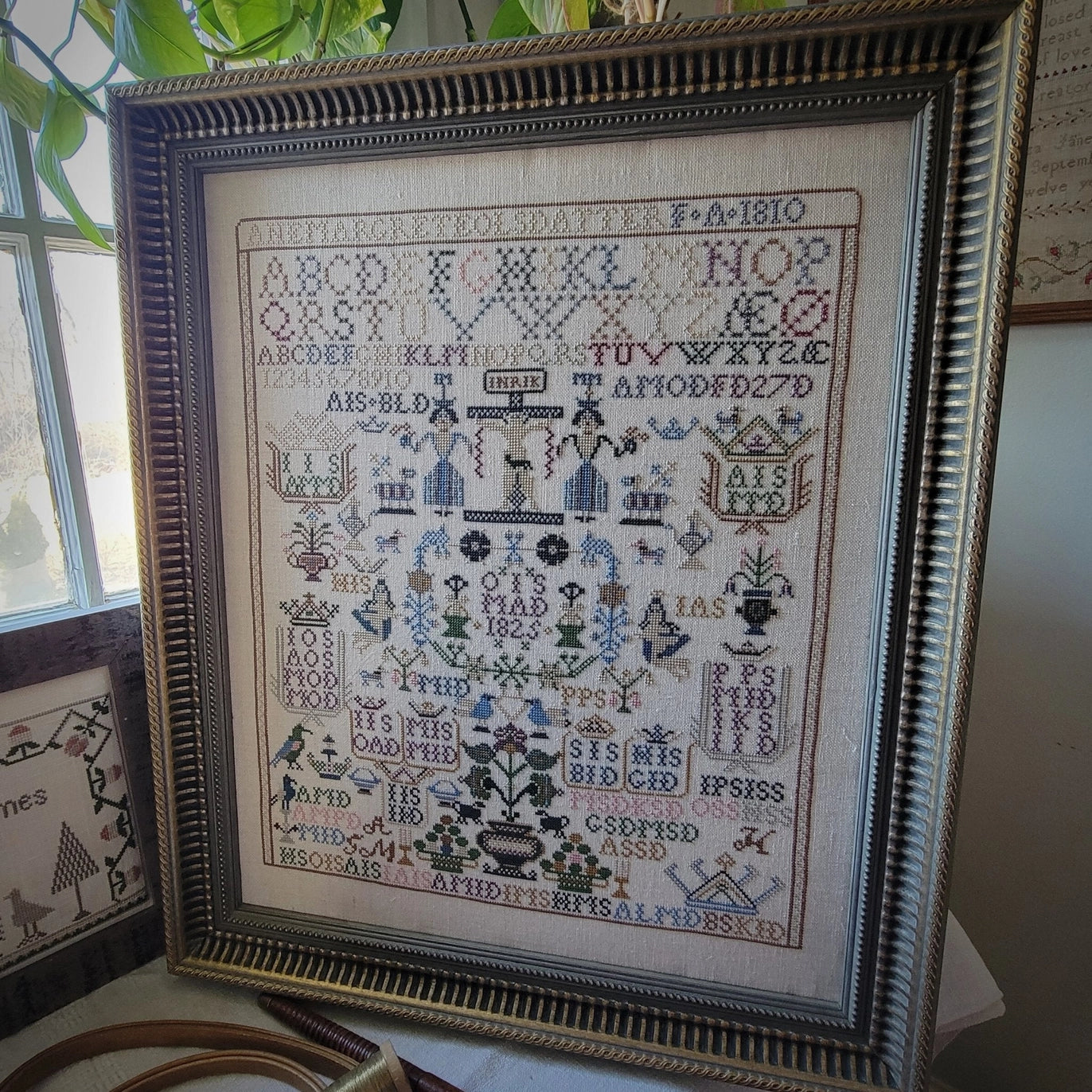 The Wishing Thorn | Ane Margrete Olsdatter 1810 Sampler