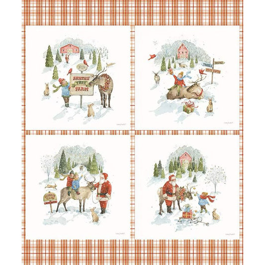 Santa's Tree Farm ~ Panel ~ PD16455-PANEL