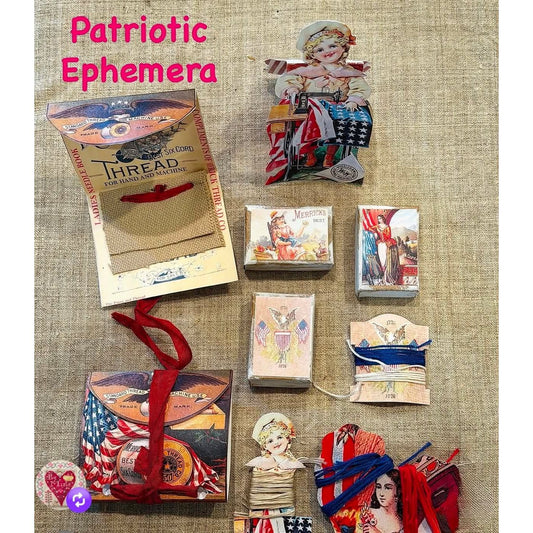 NeedleWorkPress | Patriotic Ephemera Paper Kit