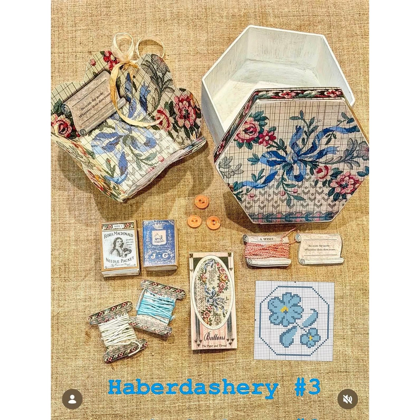 NeedleWorkPress | Haberdashery #3 Paper Kit