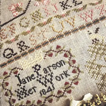The Wishing Thorn | Jane Parson Sampler Pattern 1841