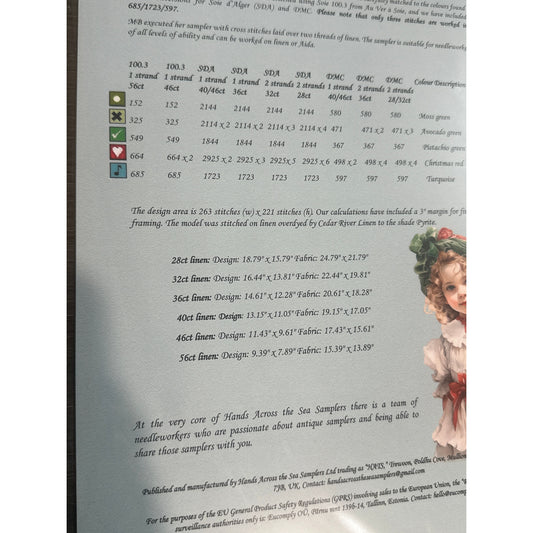 Hands Across The Sea Samplers | Threads of Christmas Past MB 1914