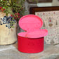 WinterBury Red Small Leather Needlework Case