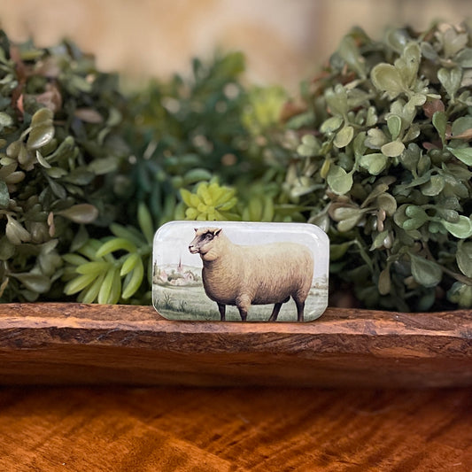 Tin Container Small  ~ Sheep