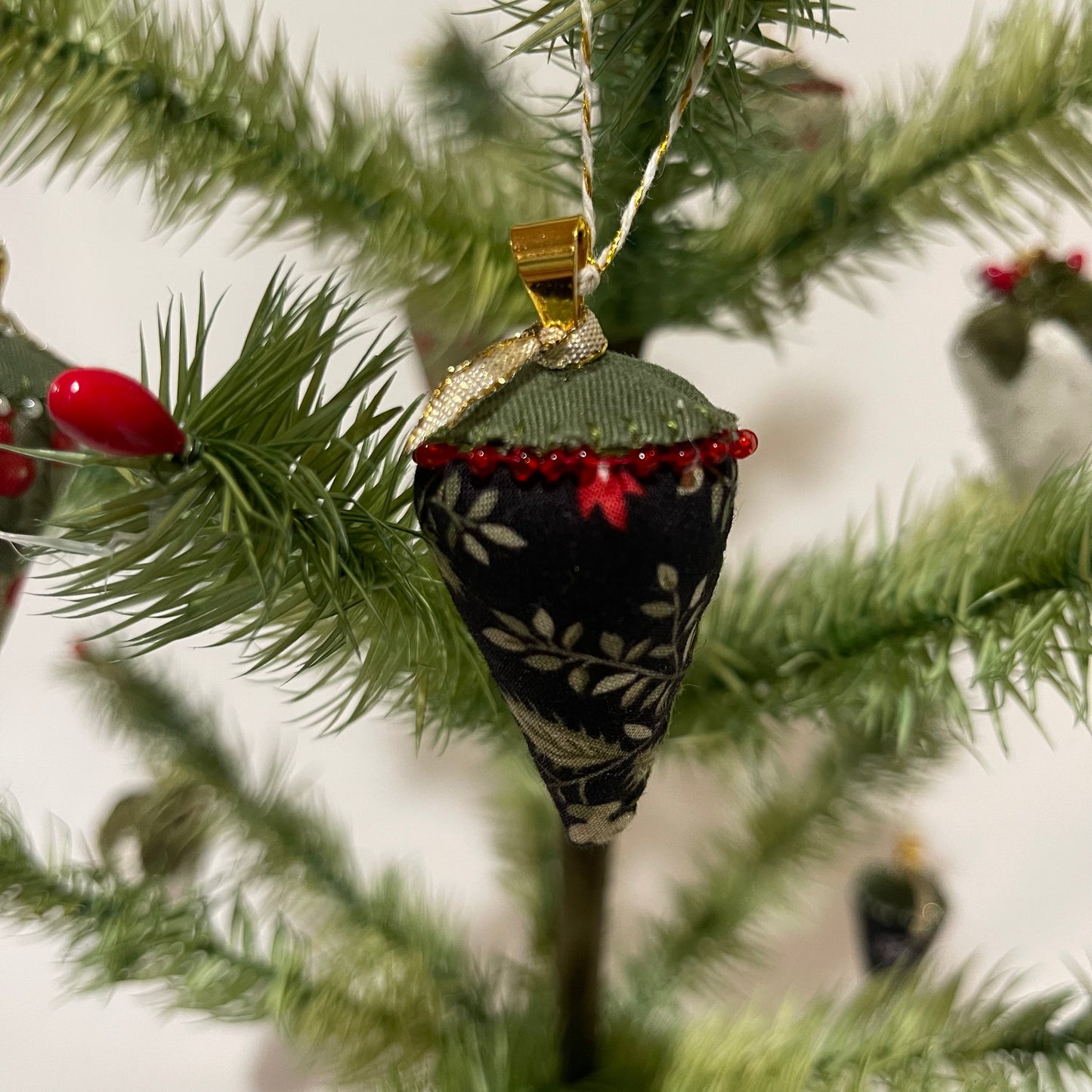 Paxe's Designs ~ Mini Strawberry Ornament