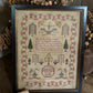 Charlotte Moore 1854 Limited Edition Sampler ~ An Olde Willow Stitchery Exclusive