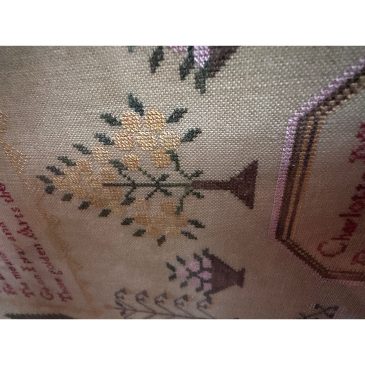 Charlotte Moore 1854 Limited Edition Sampler ~ An Olde Willow Stitchery Exclusive