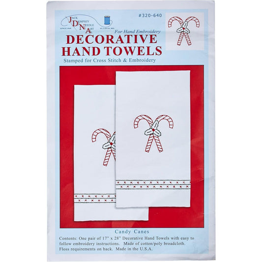 Decorative Hand Towels - Candy Canes