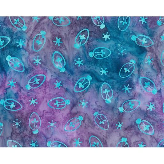Christmas Cheer ~ Twinkle Lights ~ 83464-83 Violet Multi