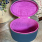 Winterbury Indigo Small Leather Needlework Case