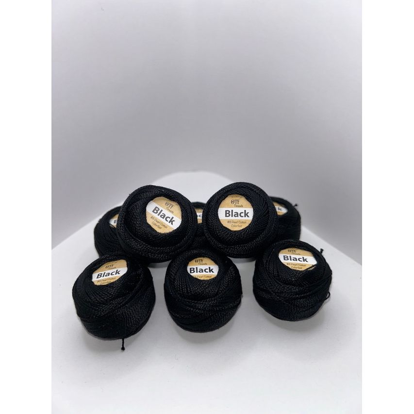 Old Tattered Flag Pearl 8 ~ Black