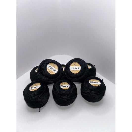 Old Tattered Flag Pearl 8 ~ Black