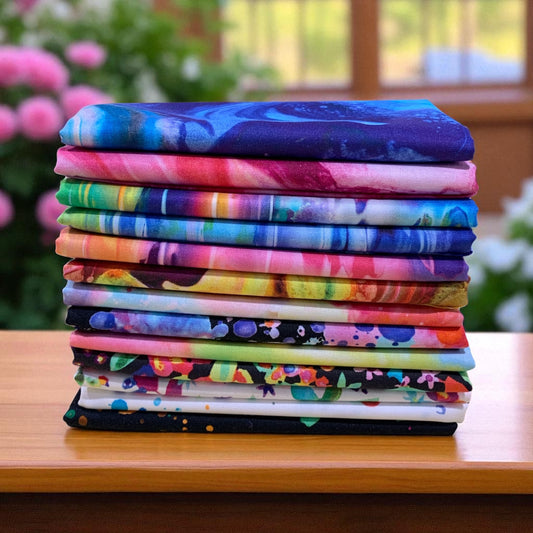 Gradients Euphoria ~ Fat Quarter Bundle 13 pcs