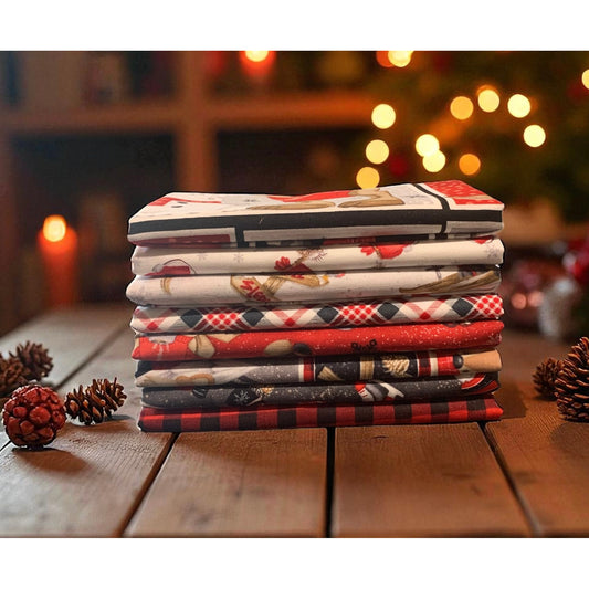 Pinecone Ridge Lodge ~ Fat Quarter Bundle 8 pcs