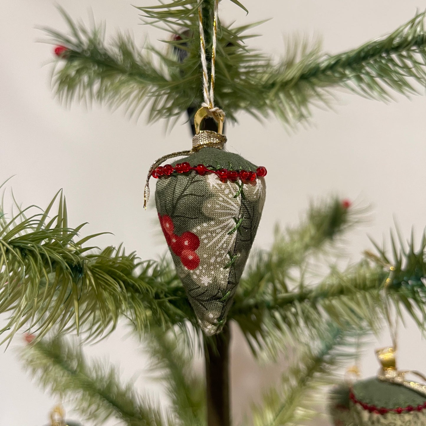 Paxe's Designs ~ Mini Strawberry Ornament