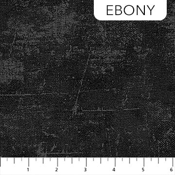 Canvas ~ Texture ~ 17" x WOF remnant 9030-99 Ebony